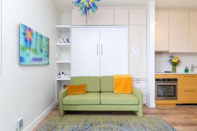 Modern Waterfront Microloft Studio in Downtown Victoria
